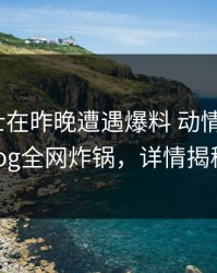 业内人士在昨晚遭遇爆料 动情，糖心vlog全网炸锅，详情揭秘
