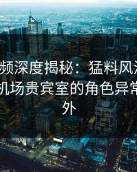 樱桃视频深度揭秘：猛料风波背后，网红在机场贵宾室的角色异常令人意外